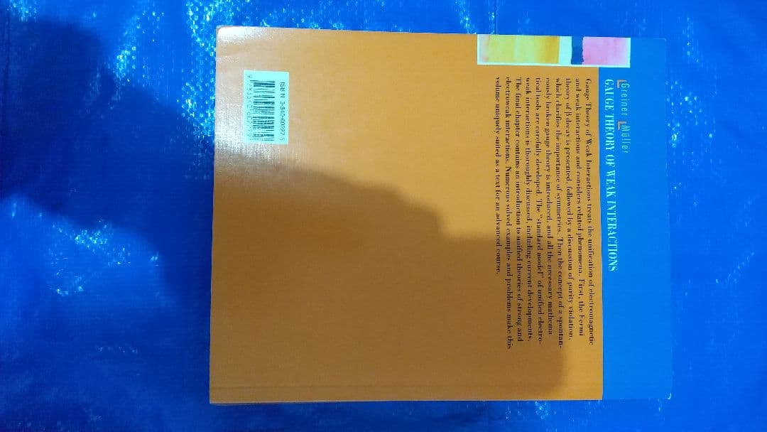 洋書 Gauge Theory of Weak Interactions