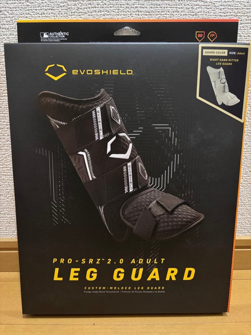 新品未使用右打者用EvoShield PRO-SRZ2.0 フットガード サンド