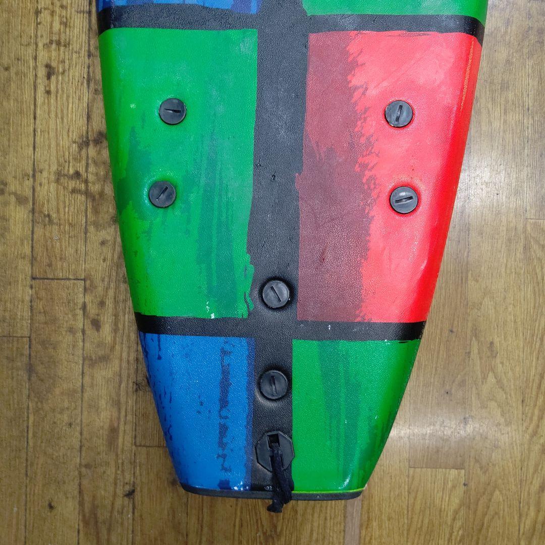 千葉県内有料でお届けします カラフルソフト ショートボード 3フィン