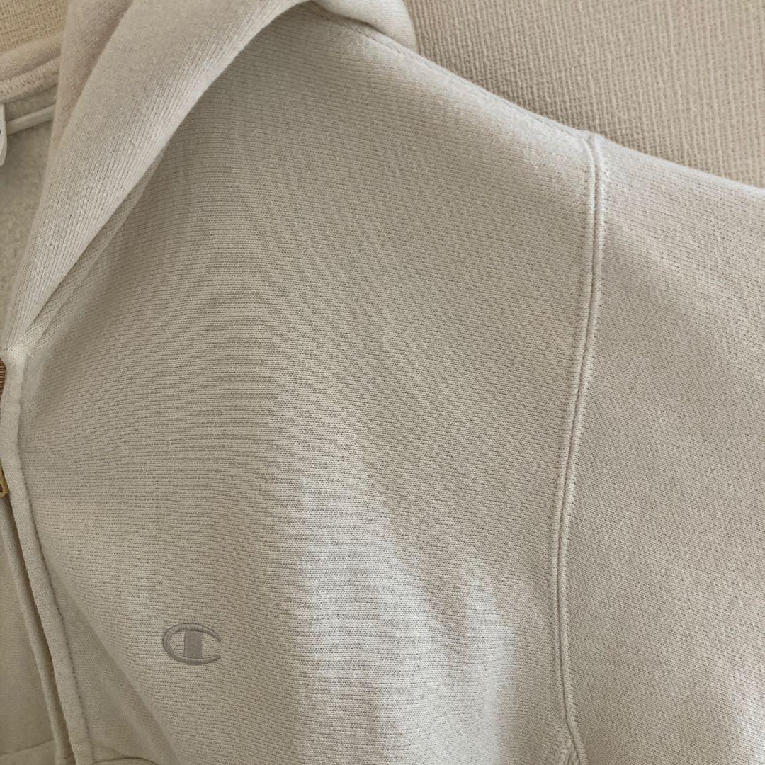 framework チャンピオン 別注リバースウィーブWジップパーカー