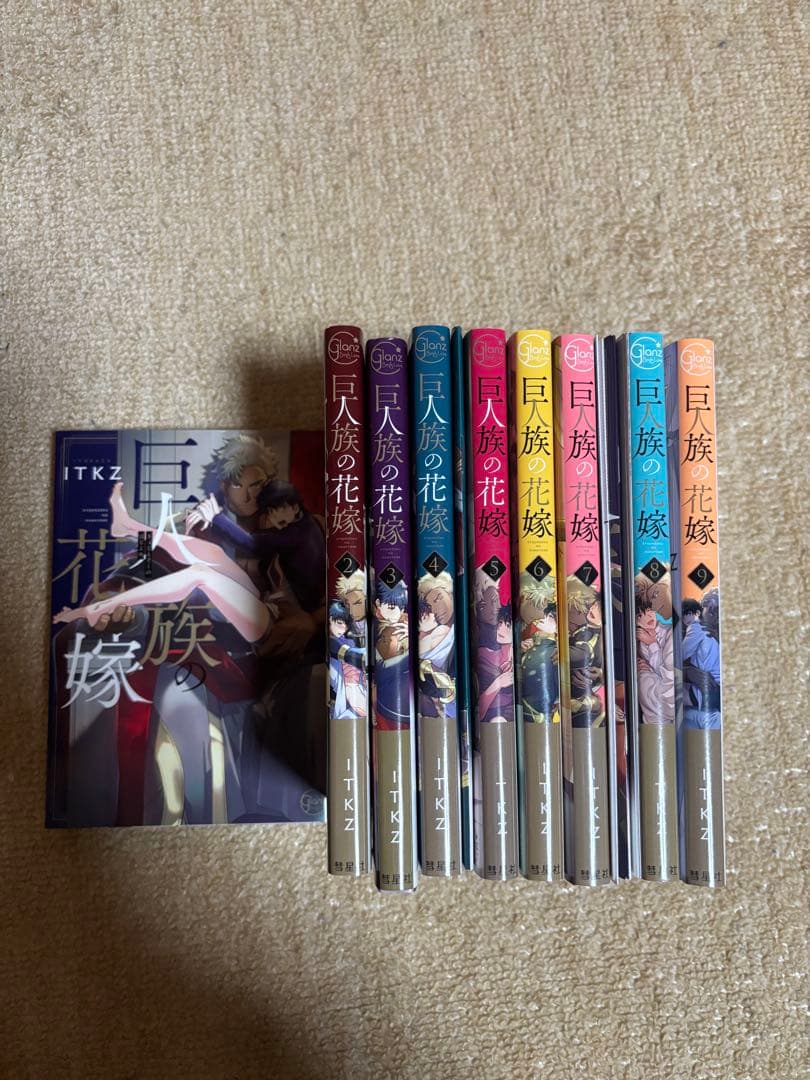 巨人族の花嫁 全9巻セット