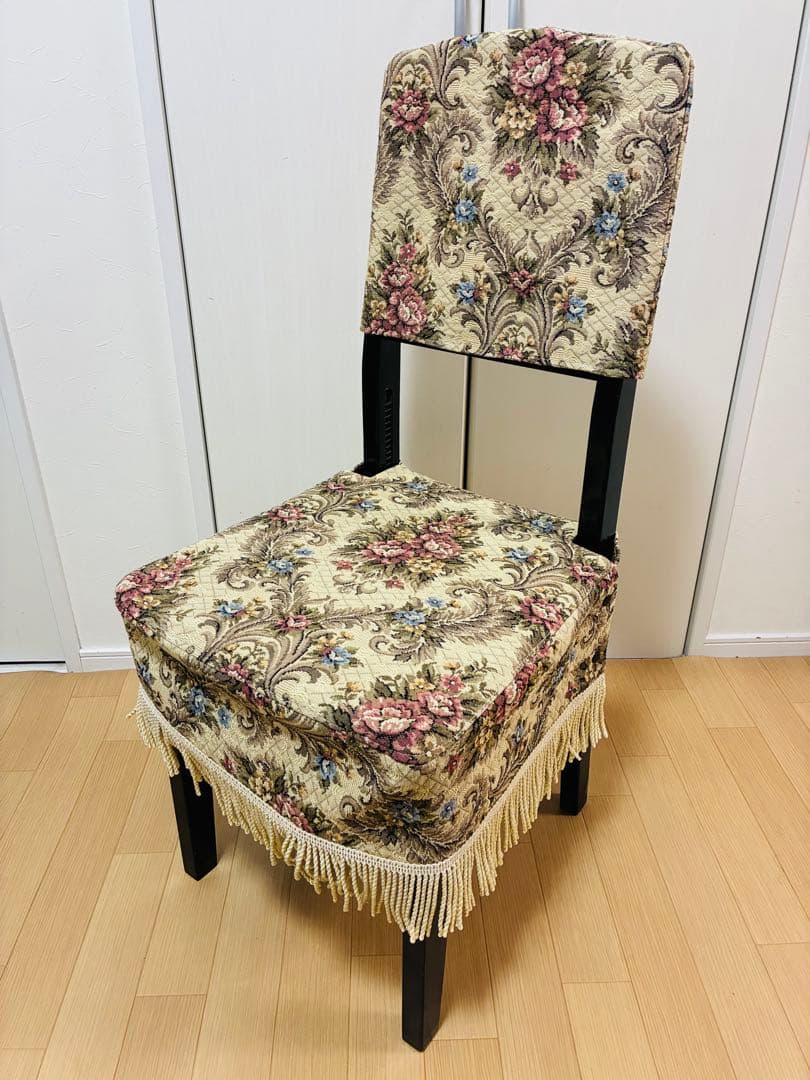 【状態良好】ITO トムソン椅子　ロココ調カバー付き