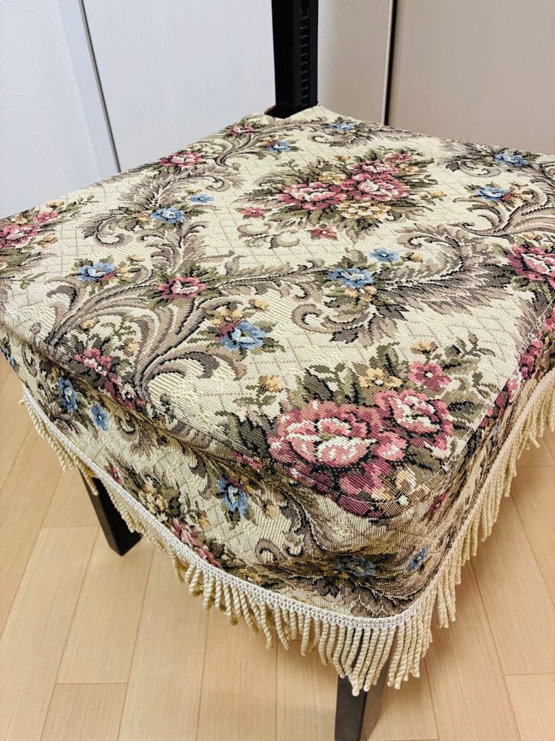 【状態良好】ITO トムソン椅子　ロココ調カバー付き