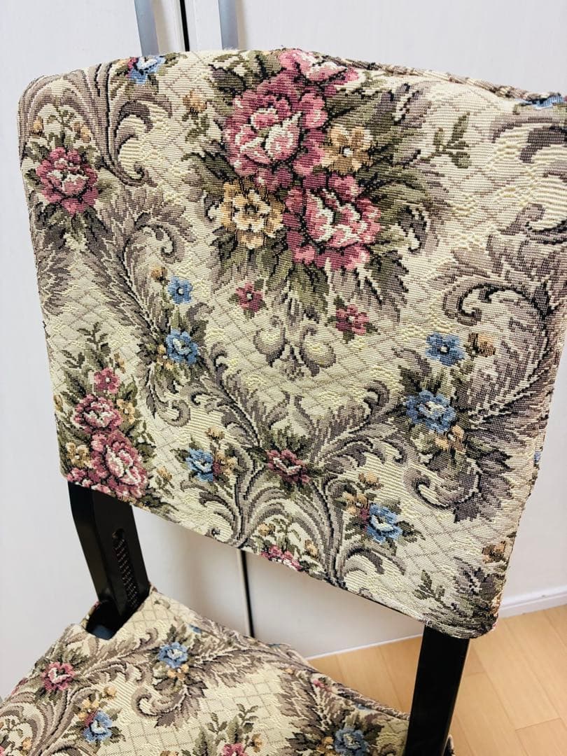 【状態良好】ITO トムソン椅子　ロココ調カバー付き