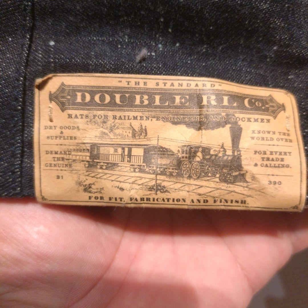 ダブルアールエル RRL ハンチング インディゴデニム セルビッチ 耳付き