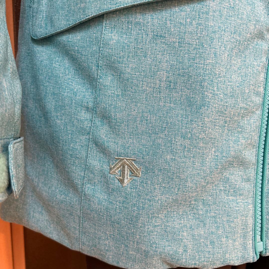 女性用DESCENTEスキーウェア上下 ブルー/ブラック