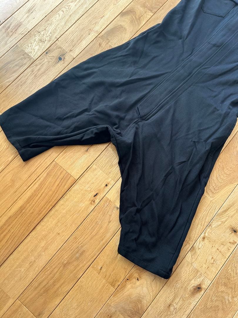 kiryuyrik キリュウキリュウ ジャージ素材つなぎ サルエルカバーオール