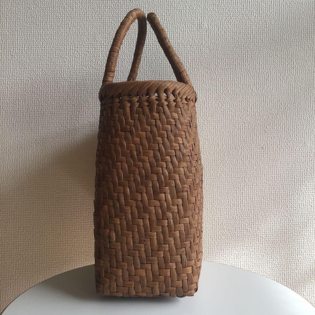 山葡萄　天然素材 ブラウン かごバッグ