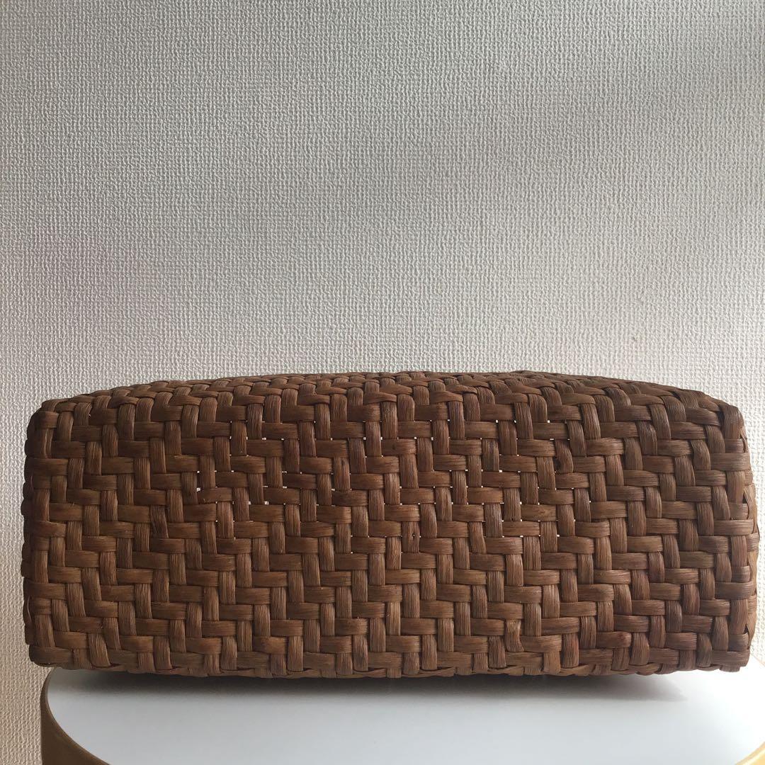 山葡萄　天然素材 ブラウン かごバッグ