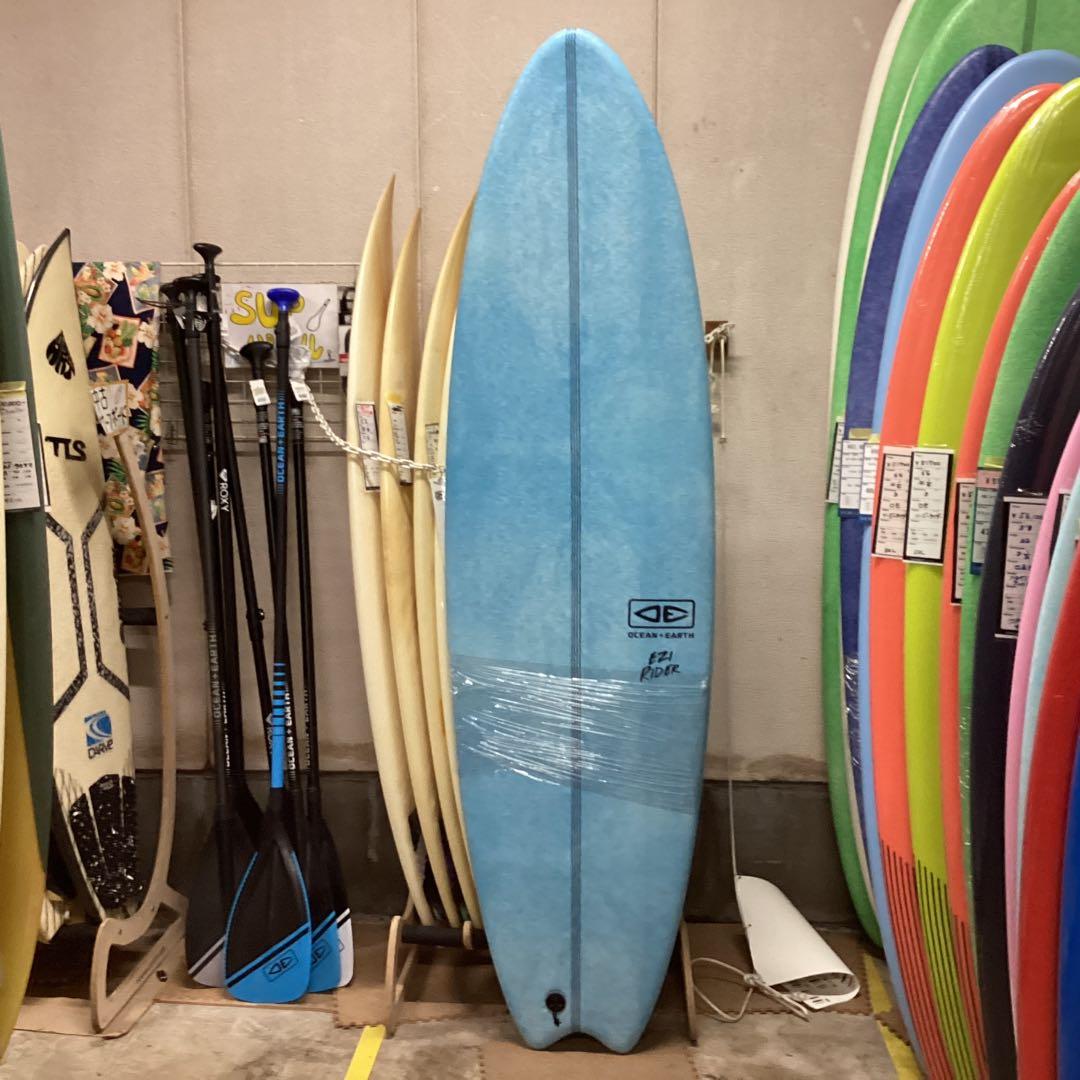 誰でも乗れる新品格安オーシャンアースイージーライダーソフトボードブルー7,0