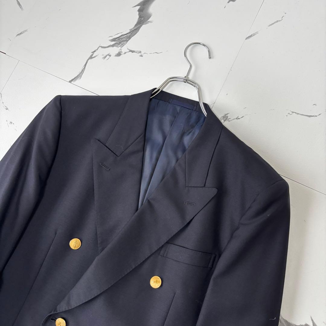 GIEVES&HAWKES✨ダブルブレスト　紺ブレ　金ボタン　刻印　Lジャケット