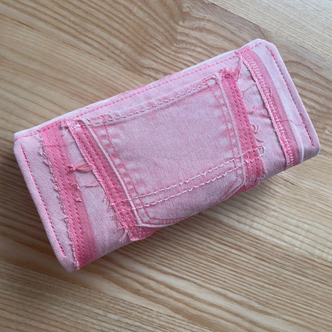 デニム リメイク ウォレット 長財布