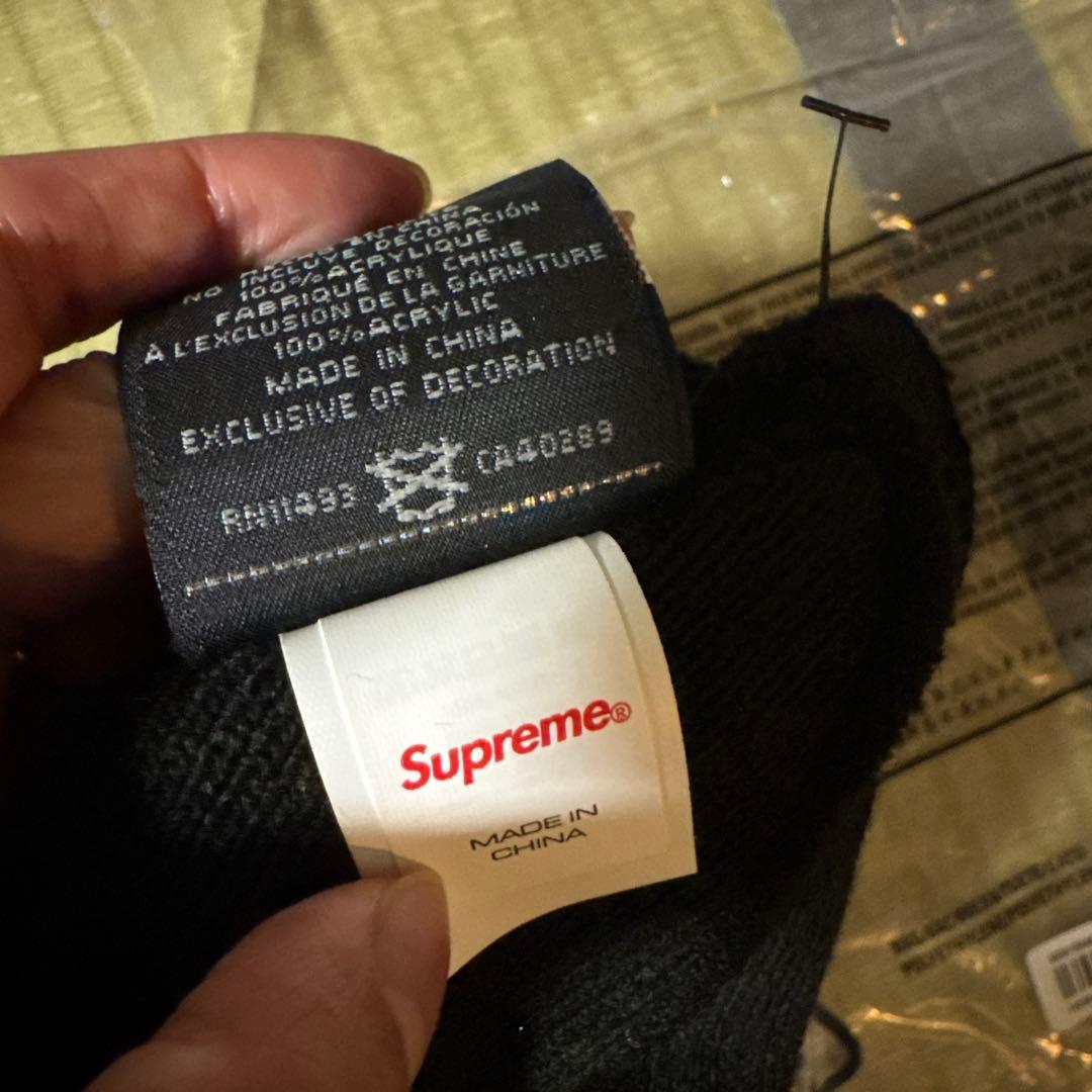 supreme 22FW new era s logo beanie 角ビーニー