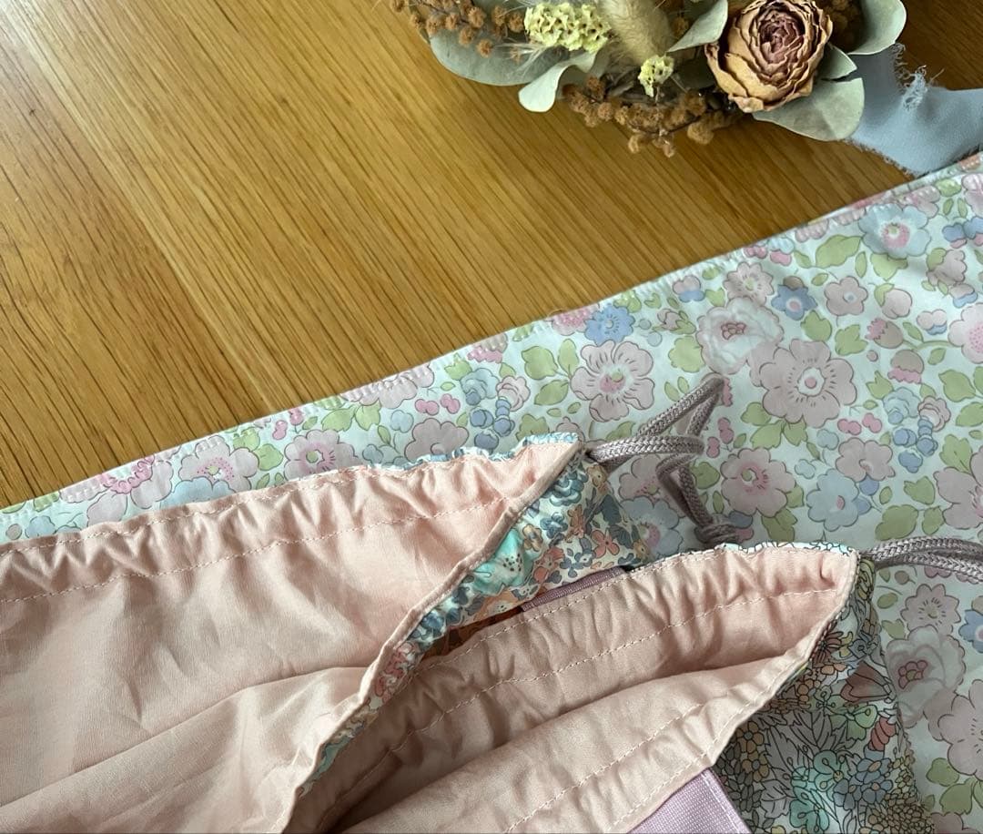 Eimy＊リバティ生地使用＊ミシェル＊巾着