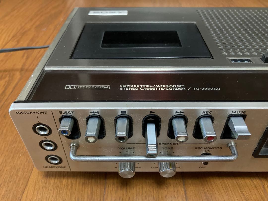 【動作品】SONY TC-2860SD 生録用カセットデッキ SN.26107