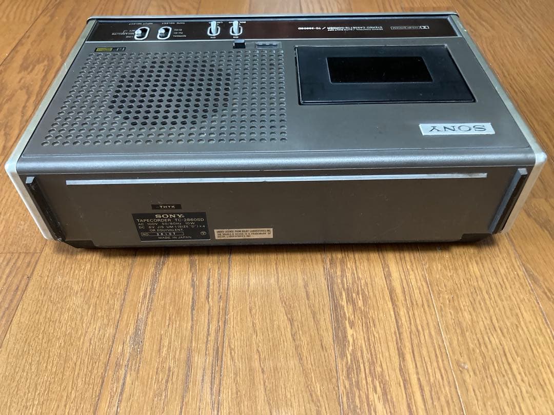 【動作品】SONY TC-2860SD 生録用カセットデッキ SN.26107
