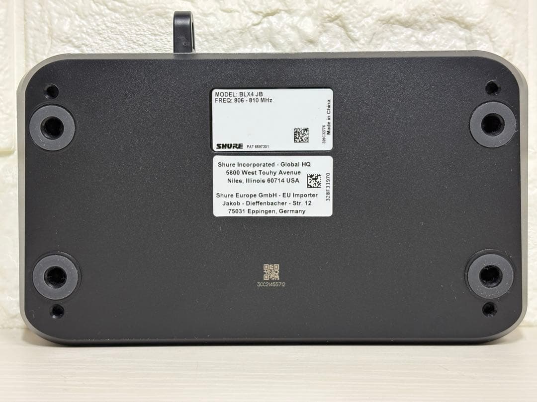 ShureBLX24JB 受信機Shure BLX2 JB B帯ワイヤレスマイク