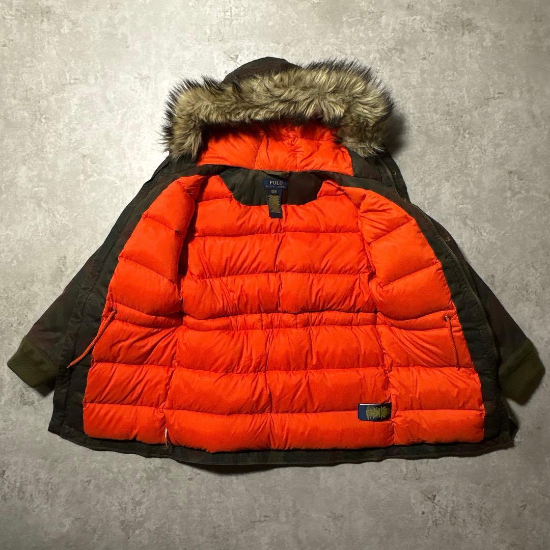 Polo Ralph Lauren タロンジップ 迷彩ダウンジャケット 150
