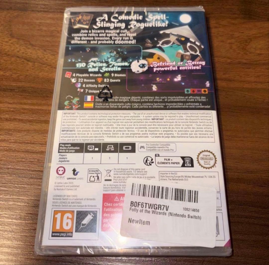 Nintendo Switch Folly of the Wizards switch