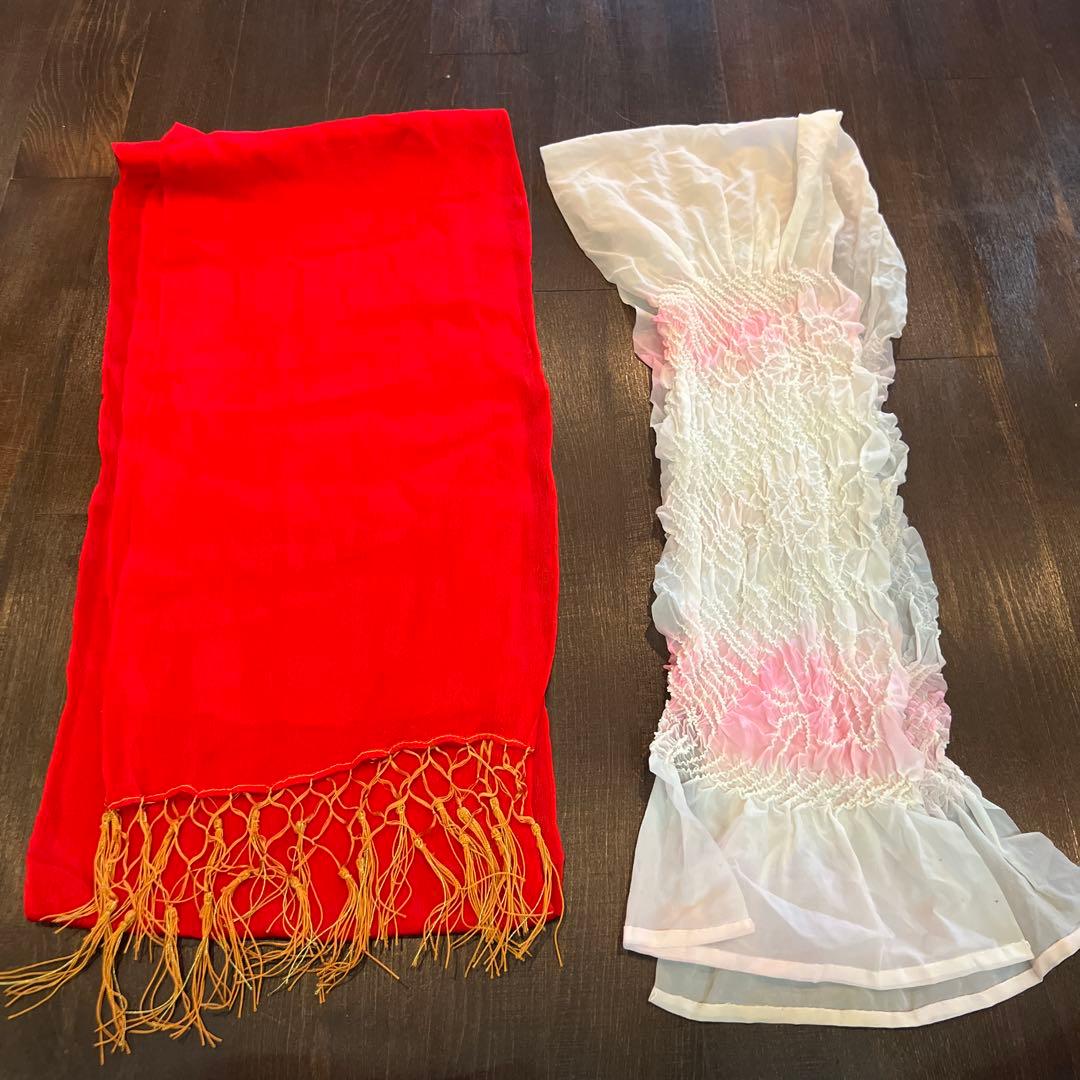 アンティーク 七五三 七歳 着物 作り帯 草履他小物一式 フルセット 御所車 絹