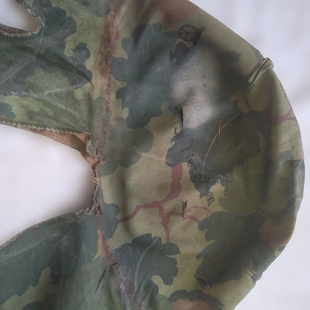 ベトナム戦争 M-1ヘルメットセット 中古品 装飾用胸像付き