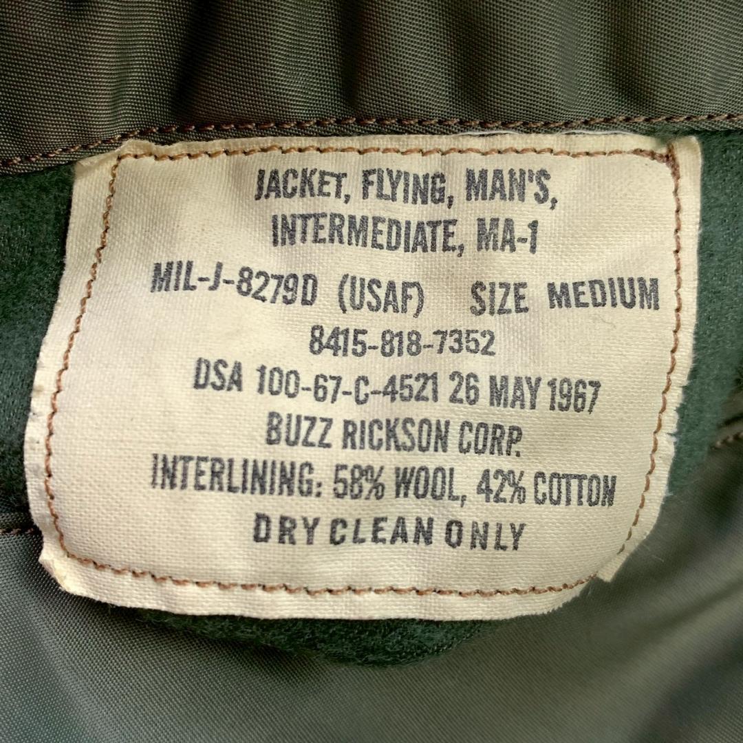 希少M品番★60s復刻 バズリクソンズ MA-1 フライトジャケット　D566