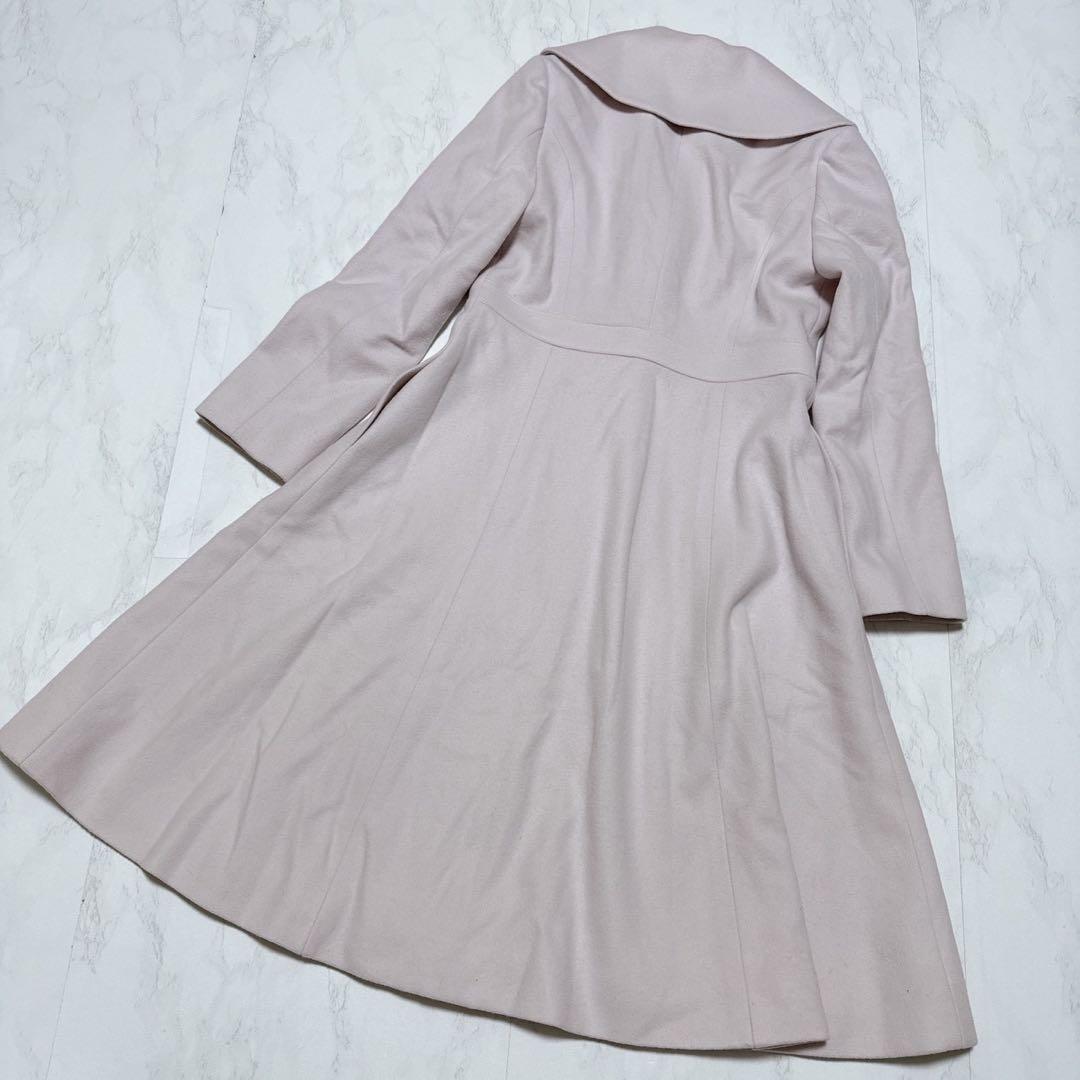 TOCCA ウールショールカラーコート　22AW ピンク　Oサイズ