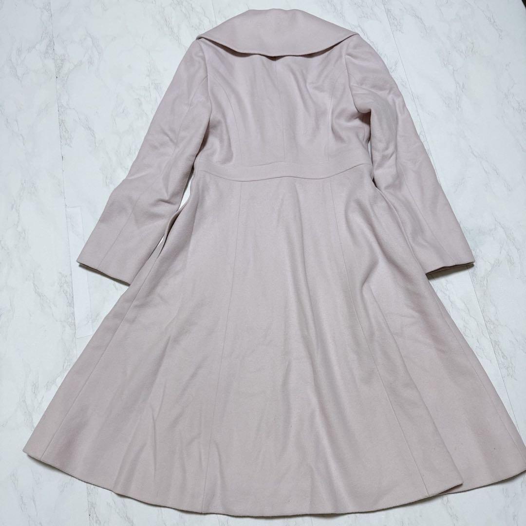 TOCCA ウールショールカラーコート　22AW ピンク　Oサイズ