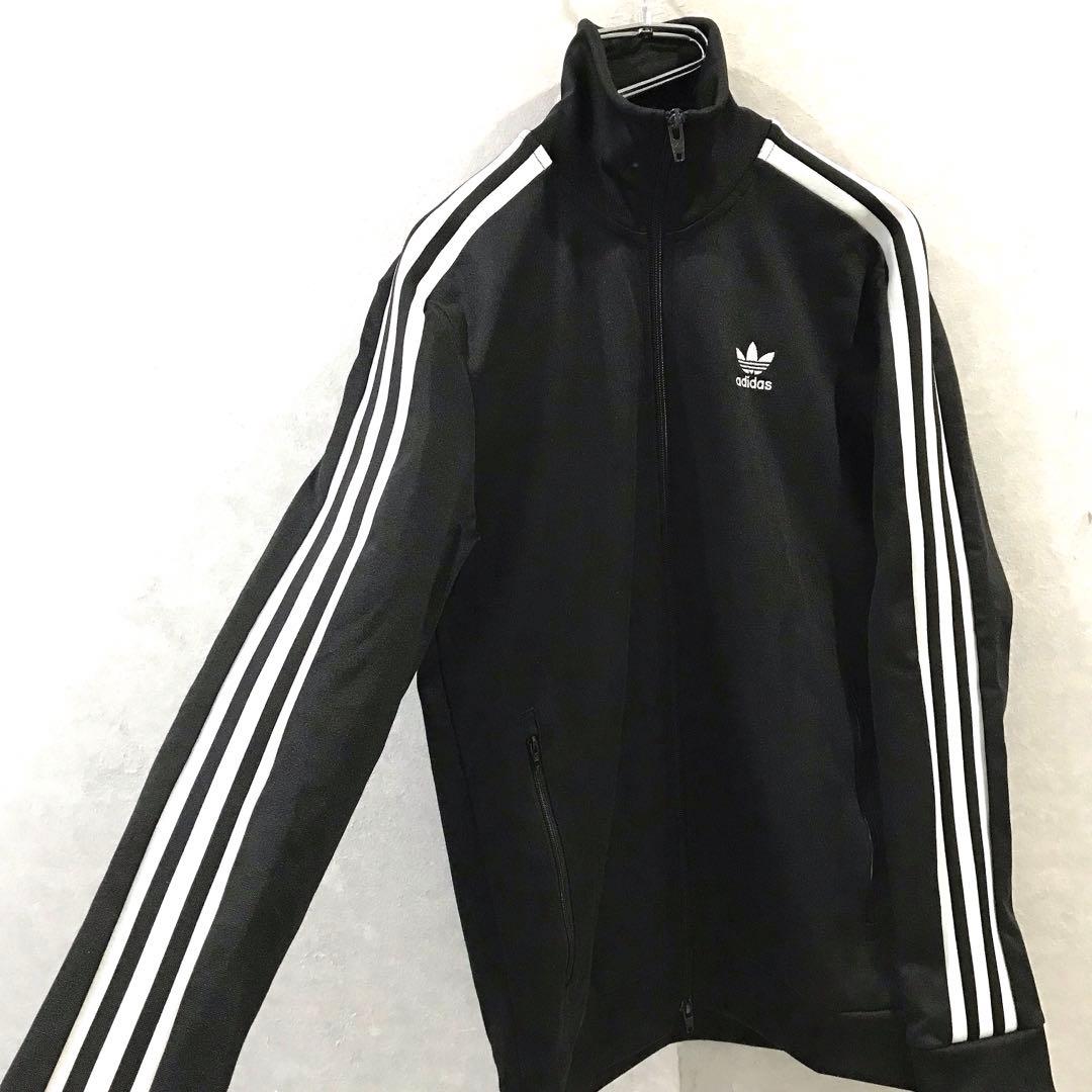 adidas ベッケンバウアーTT トラックジャケット 美品 黒 XS