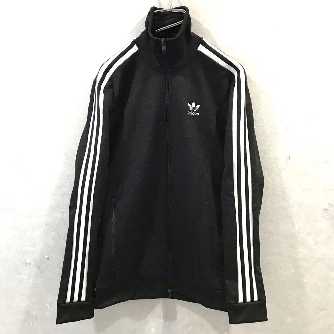 adidas ベッケンバウアーTT トラックジャケット 美品 黒 XS