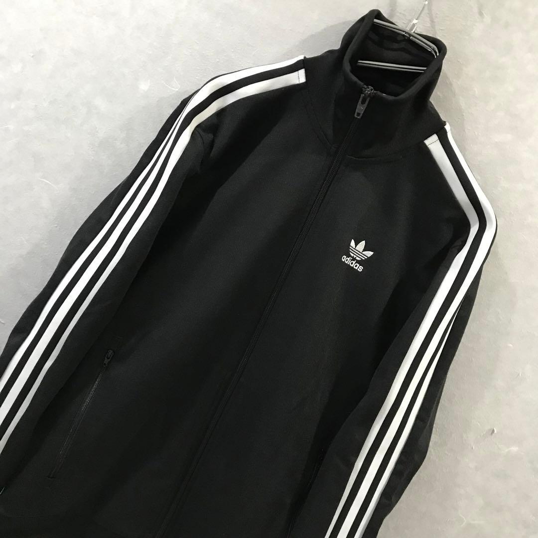 adidas ベッケンバウアーTT トラックジャケット 美品 黒 XS