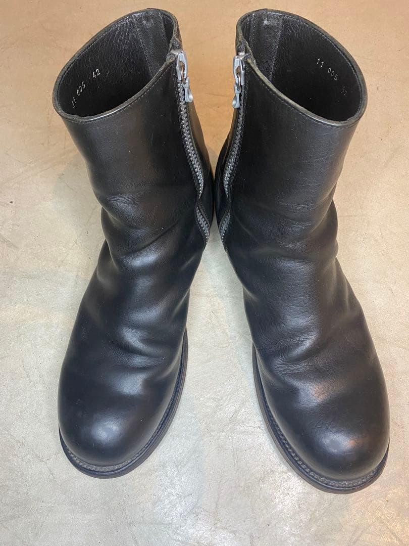 GUIDI レザージップ　ブーツ 42. 27cm Kazuyuki