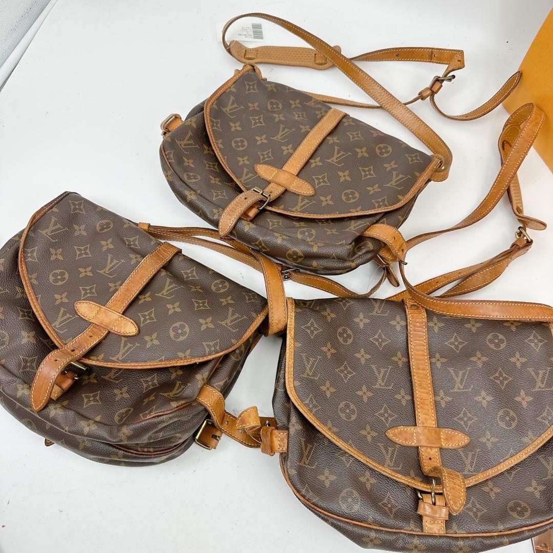 ルイヴィトン　モノグラム　ソミュール30 3点おまとめ