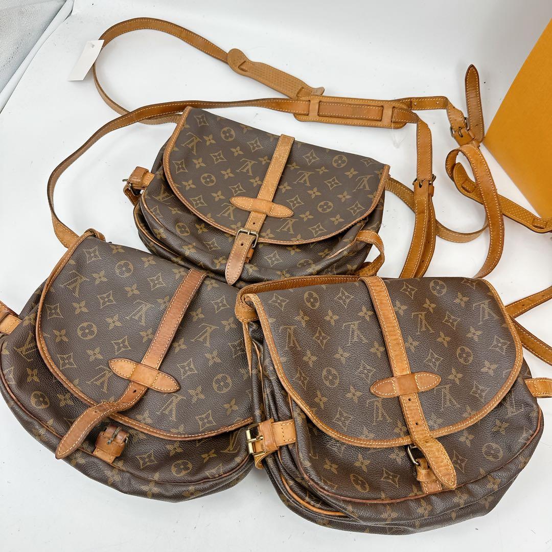 ルイヴィトン　モノグラム　ソミュール30 3点おまとめ