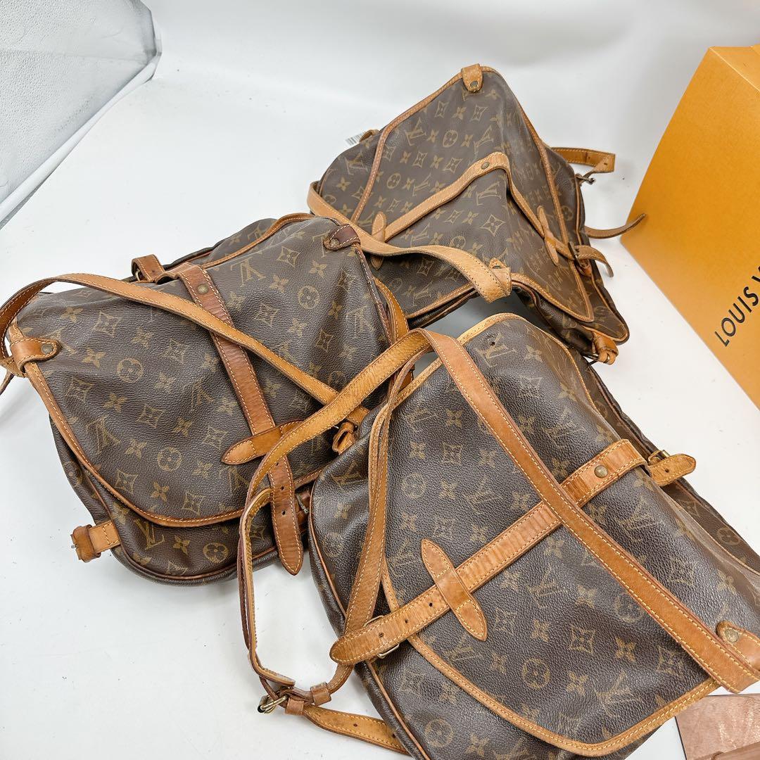 ルイヴィトン　モノグラム　ソミュール30 3点おまとめ