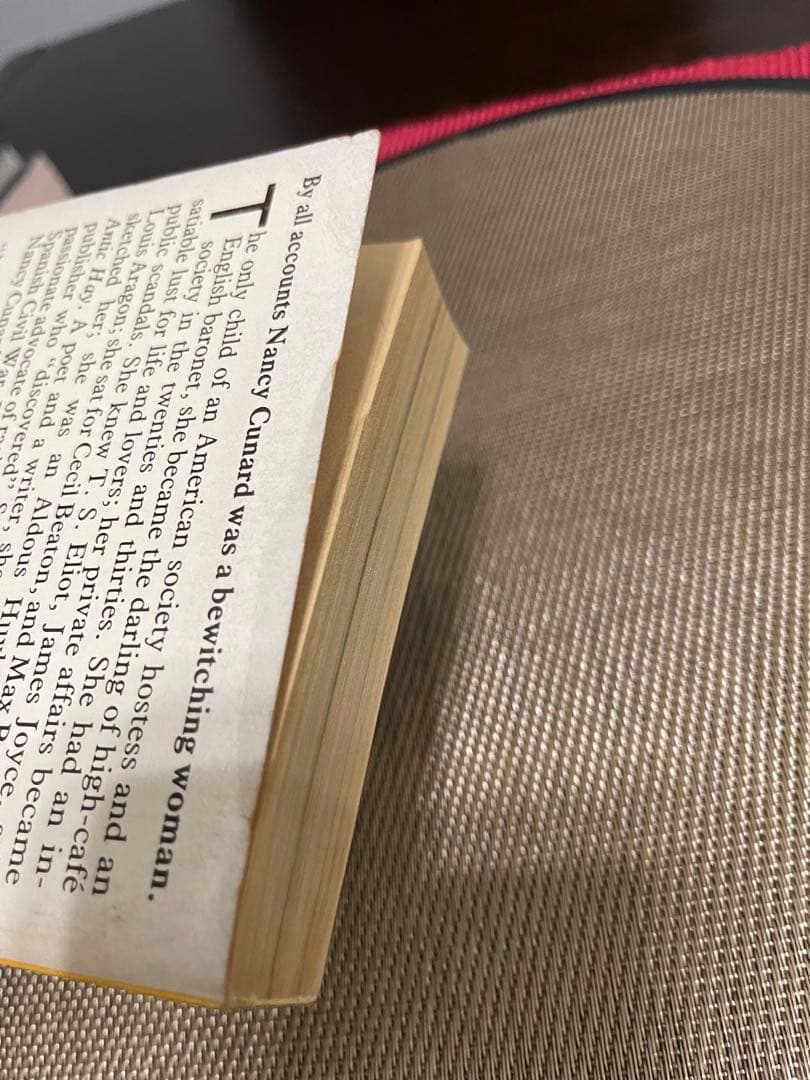 洋書 Nancy Cunard by Anne Chisholm