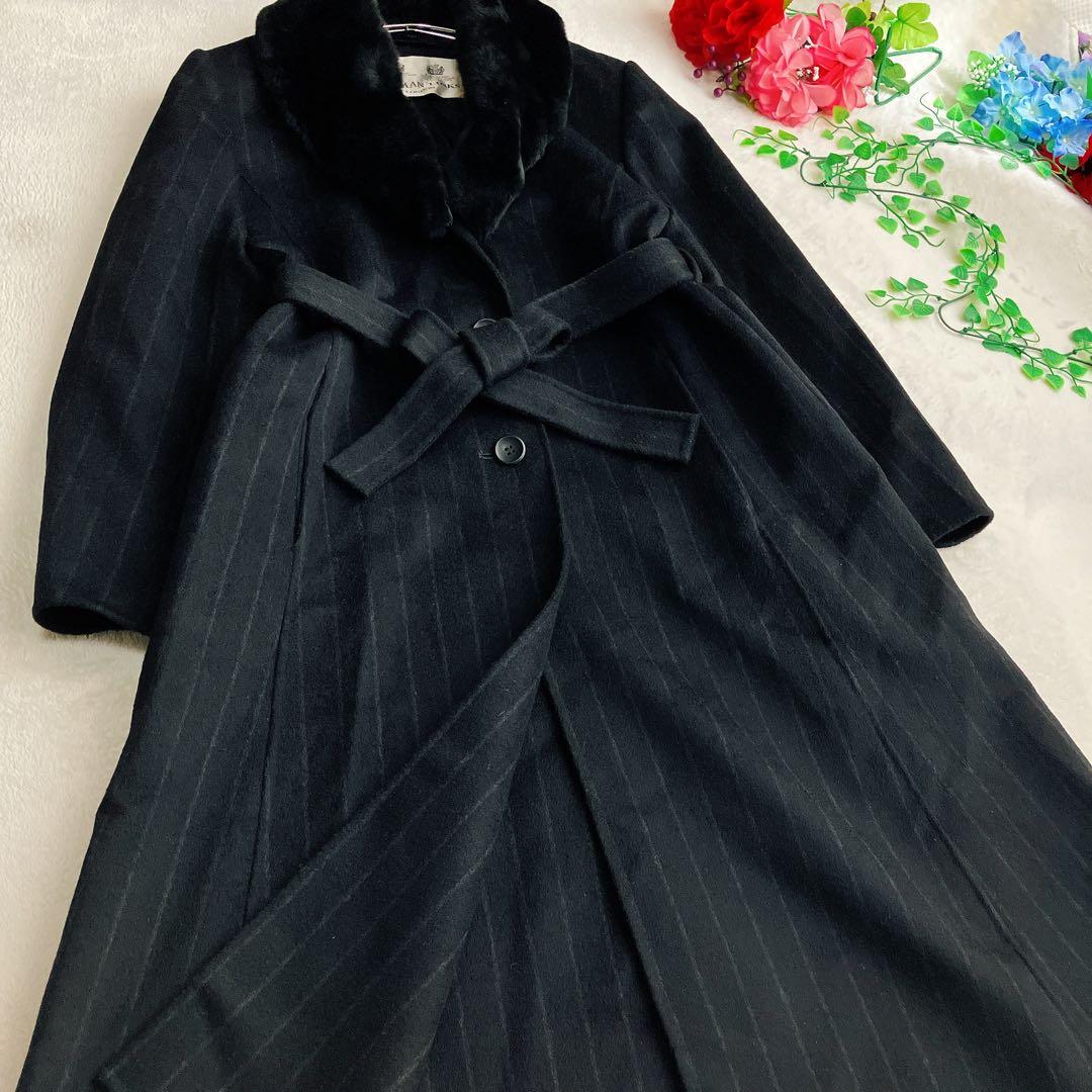 【英国王室御用達】カルマンリンクス★カシミヤ100% ショールカラーロングコート