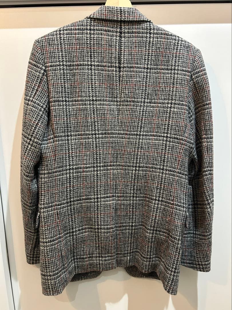 タイムセール　Harris Tweed チェック柄 テーラードジャケット&ベスト