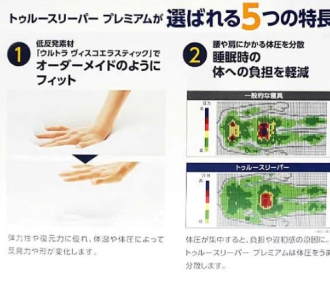 トゥルースリーパー プレミアケア スタンダードタイプ シングル 6点セット