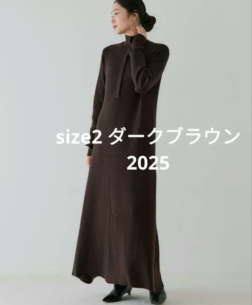 フロントフライニットワンピース crewre