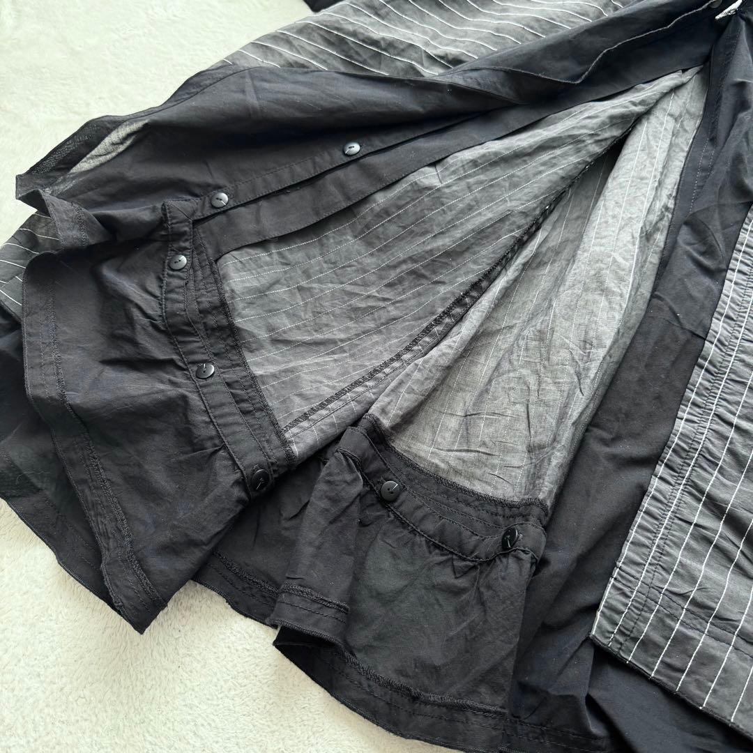 EIKO KONDO エイココンドウ タフタ フード付き ロングコート 42