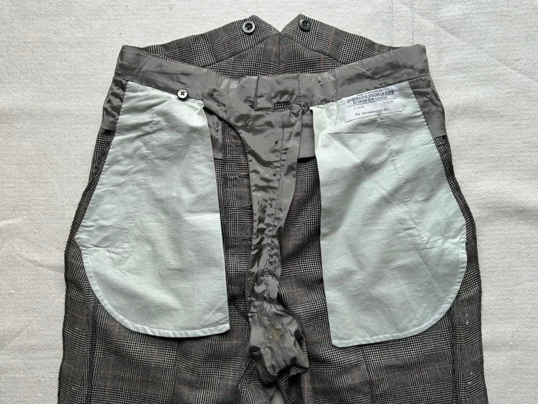 パンツ Anderson&Sheppard Bespoke Trousers