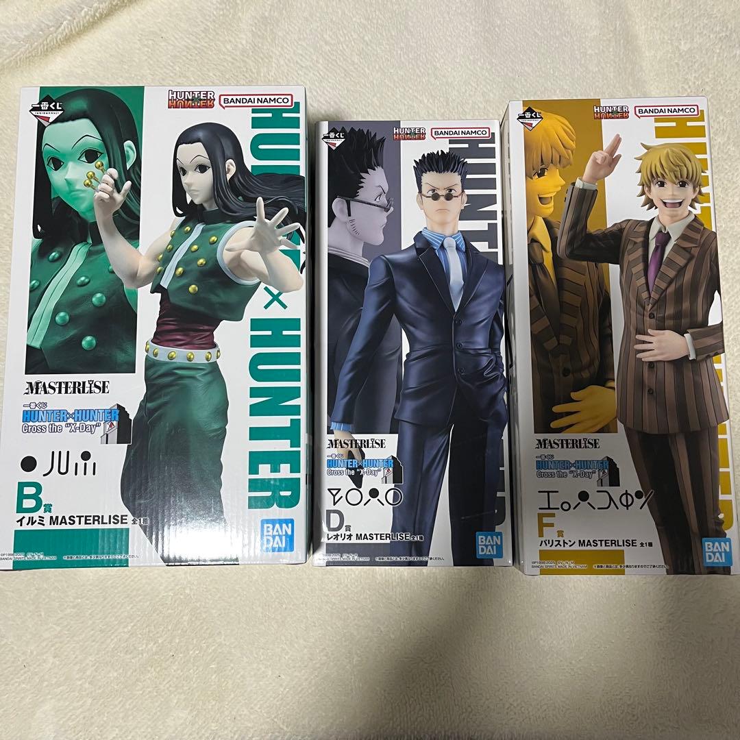 ハンターハンター 一番くじ フィギュア イルミ レオリオ パリストン