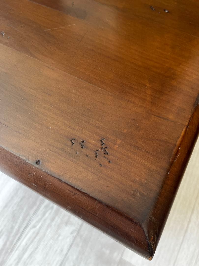 2人掛けベンチ　アクタス取扱　タイル　スペイン　木製　アンティーク　レトロ