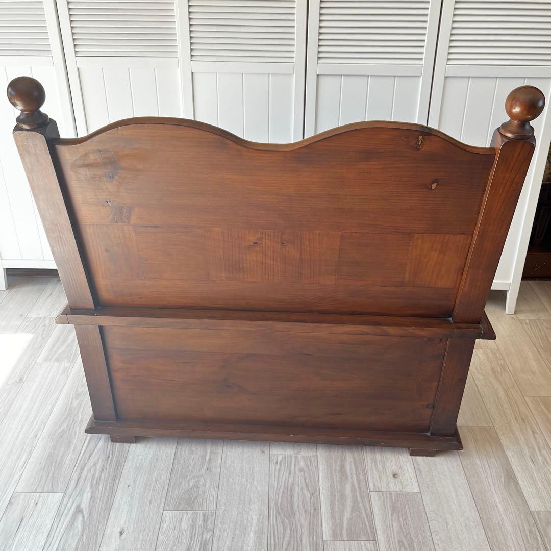 2人掛けベンチ　アクタス取扱　タイル　スペイン　木製　アンティーク　レトロ