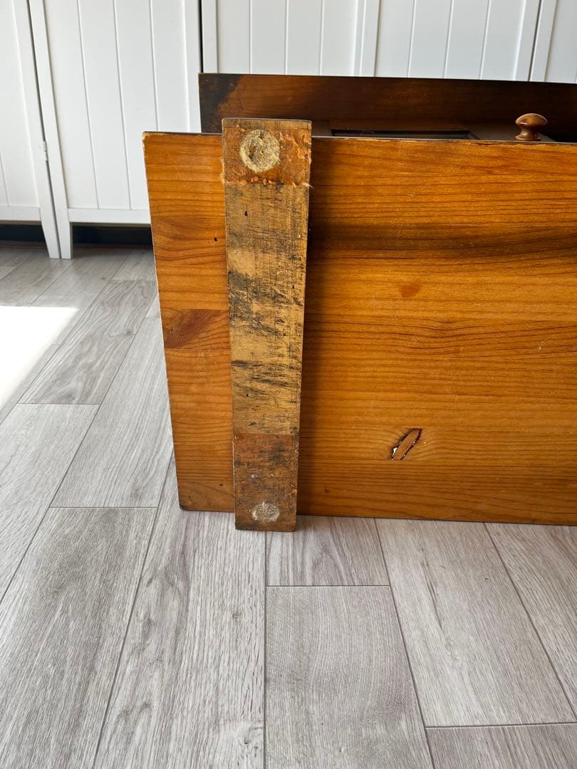 2人掛けベンチ　アクタス取扱　タイル　スペイン　木製　アンティーク　レトロ