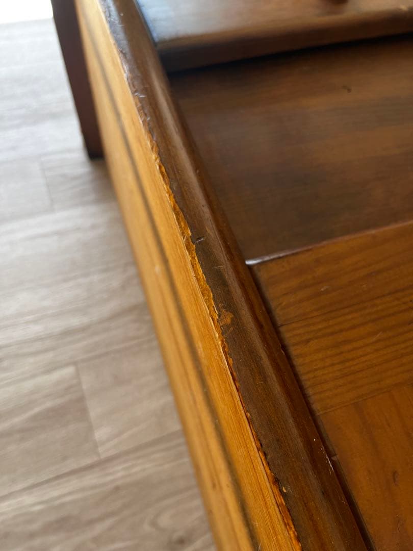 2人掛けベンチ　アクタス取扱　タイル　スペイン　木製　アンティーク　レトロ