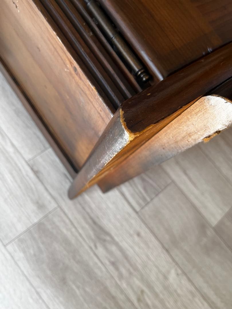 2人掛けベンチ　アクタス取扱　タイル　スペイン　木製　アンティーク　レトロ