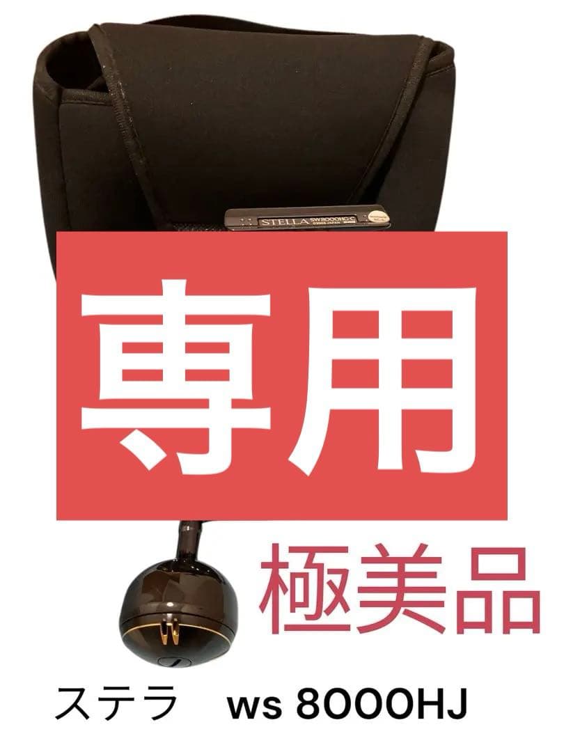 SHIMANO STELLA ws 8000HJ極美品 スピニングリール一回使用