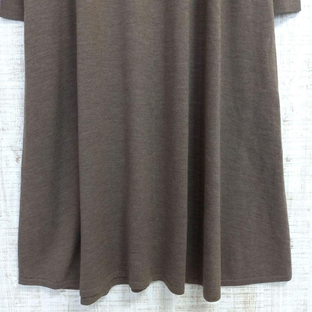 ☆美品☆ ebure ソフトファイン ウール ハイネック ニット ワンピース